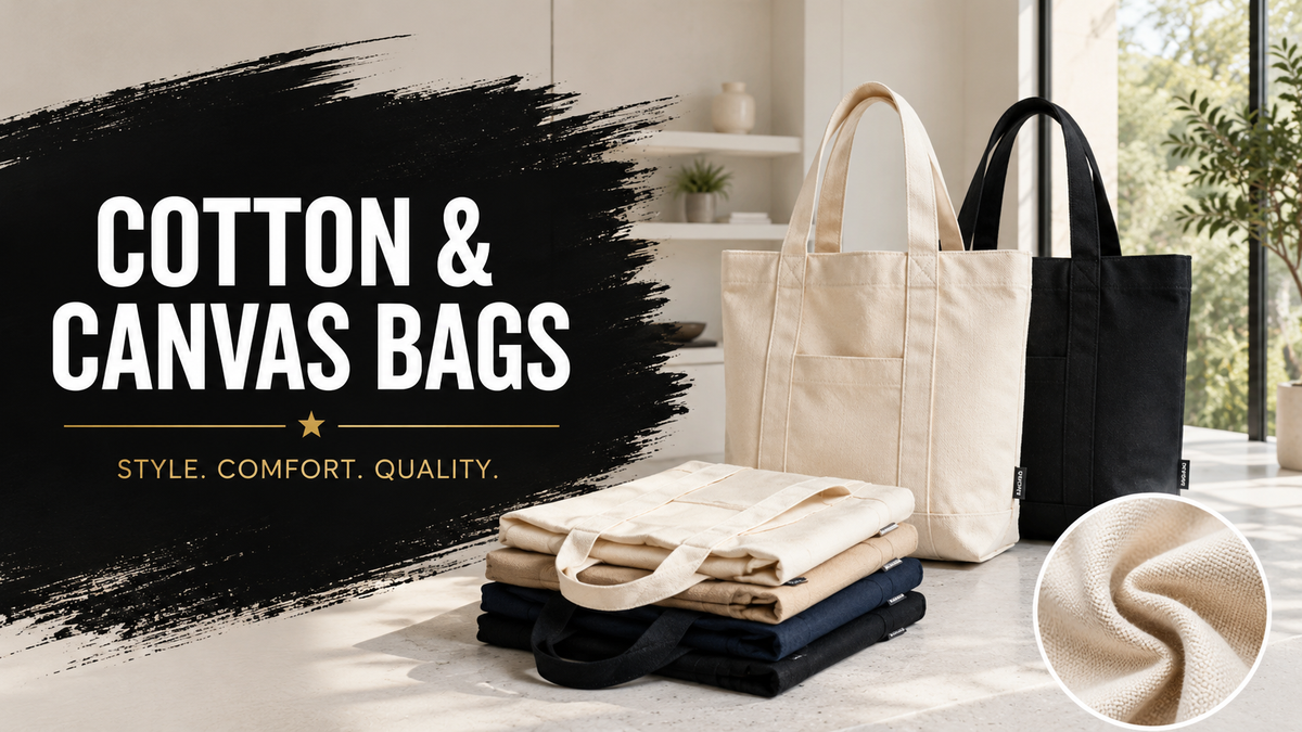 Cotton, Gusseted & Canvas Bags