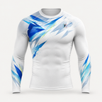 Camiseta deportiva de manga larga ajustada para hombre