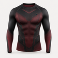 Camiseta deportiva de manga larga ajustada para hombre