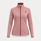 Chaqueta deportiva de cuello alto para mujer