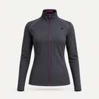 Chaqueta deportiva de cuello alto para mujer