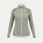 Chaqueta deportiva de cuello alto para mujer